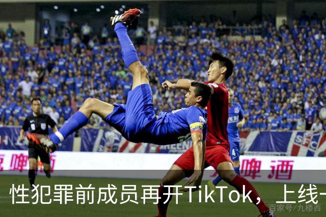 性犯罪前成员再开TikTok，上线一天就被封号
